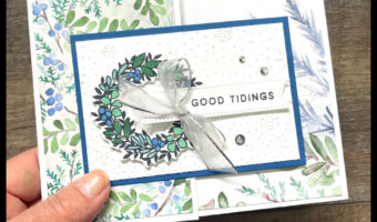 Stampin’ Up! Sophisticated Sled Good Tidings Card!