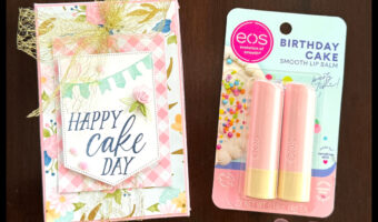 Stampin’ Up! Birthday Celebration Lip Balm Holder!