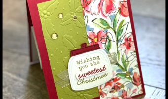 Christmas Pop-Up Card with Jar of Joy Stamp Set and Sweet Jar Punch!