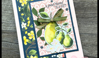 Double Z Fold Tuck Card – Perfectly Pears Friend Card!🍐