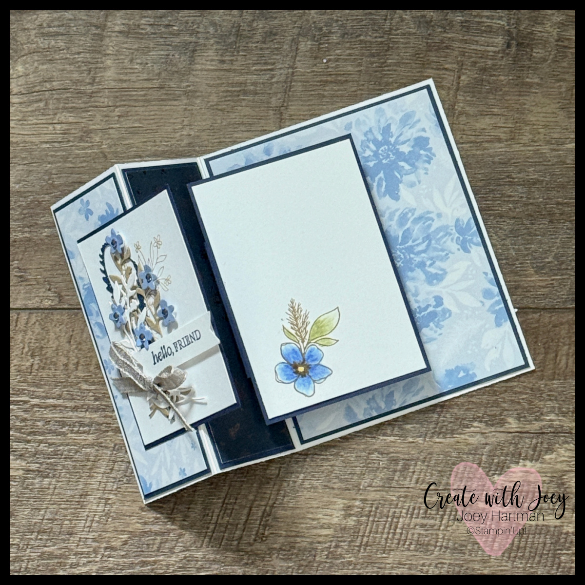 3 Easy Fun Fold Cards with Delicate Dreams (Pop-Out, Card-in-a-Card & Z ...