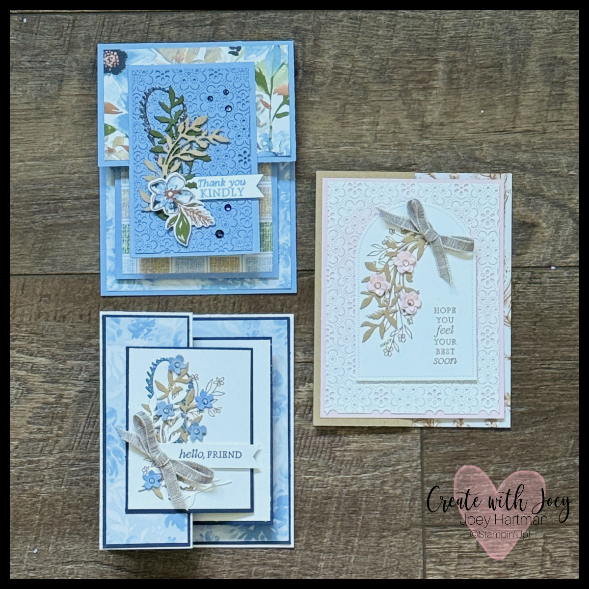 3 Easy Fun Fold Cards with Delicate Dreams (Pop-Out, Card-in-a-Card & Z ...
