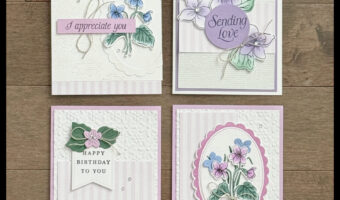 The Easiest One Sheet Wonder Ever! 4 Cards from One 6″ x 6″ Sheet